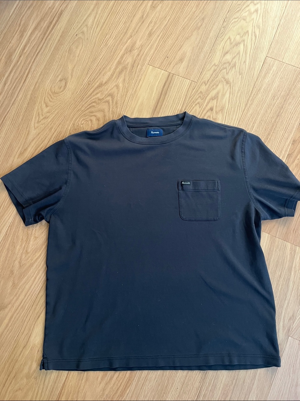 Faconnable Black Regular  Fit Front Pocket  Short-Sleeve Tee size L